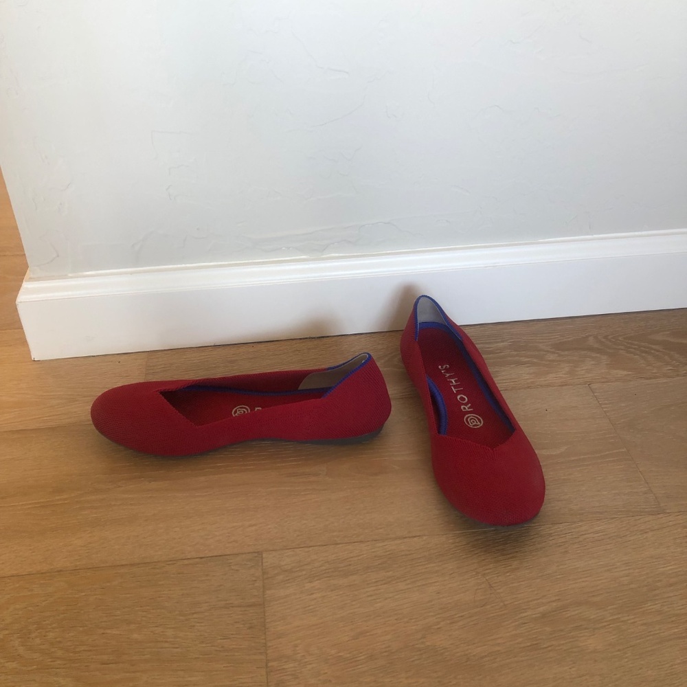 Red Rothy's Ballet Flats - Picture 4 of 4